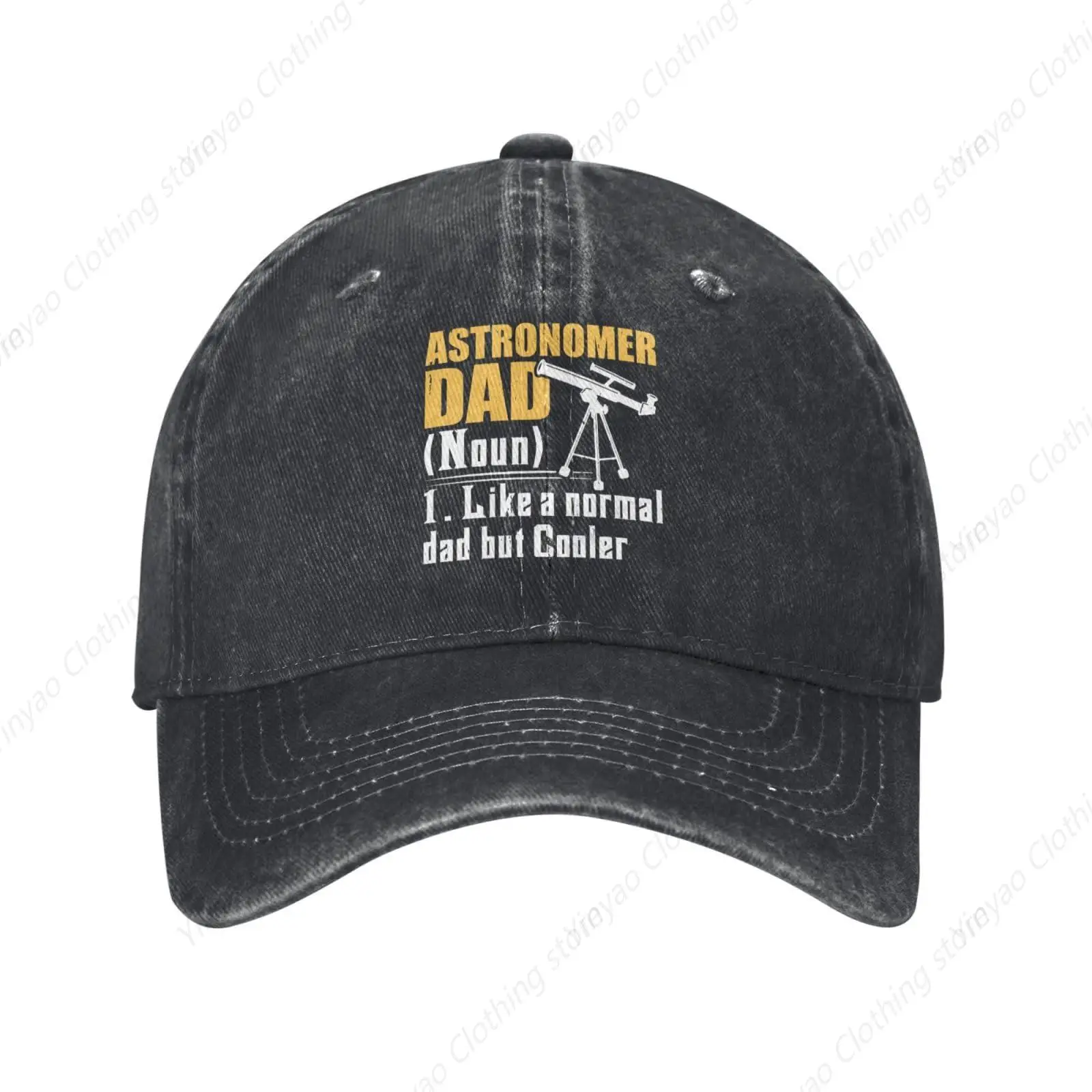 Astronomer Dad Looks Like An Ordinary Dad But Cooler Baseball Cap Retro Outdoor Cowboy Hat Adjustable Truck Cap