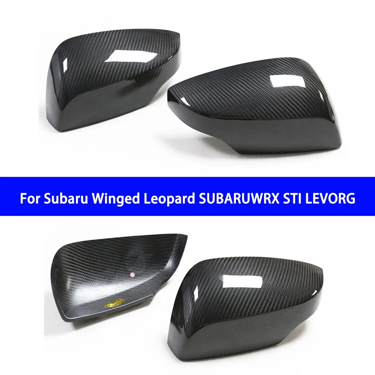 Suitable for Subaru Leopard SUBARUWRX STI LEVORG Dry Carbon Fiber Rearview Mirror Housing