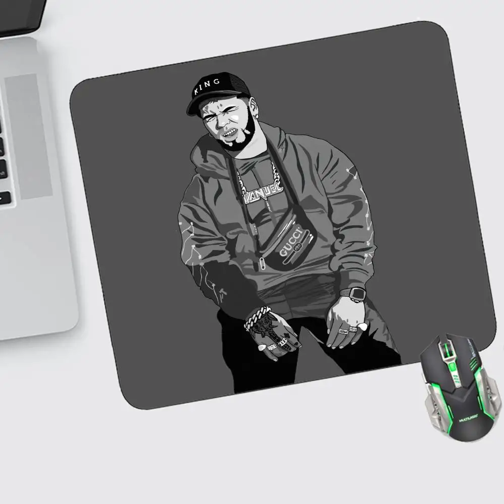 

Anuel AA Mouse Pad Small Gaming Accessories Keyboard Computer Offices Desk Mat Pc Gamer Non-slip Rubber Mousepad