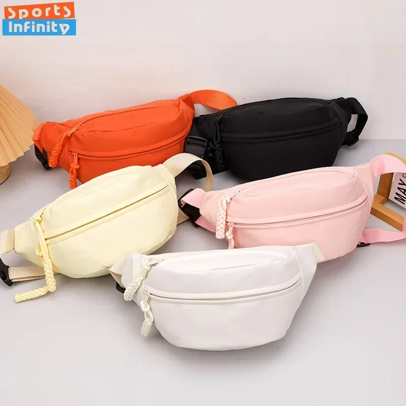 Korean Fashion Large Capacity Waistpack Women\'s Shoulder Bag Foreign Versatile Women\'s Bag Belt Bag Running Bag Cycling Bag