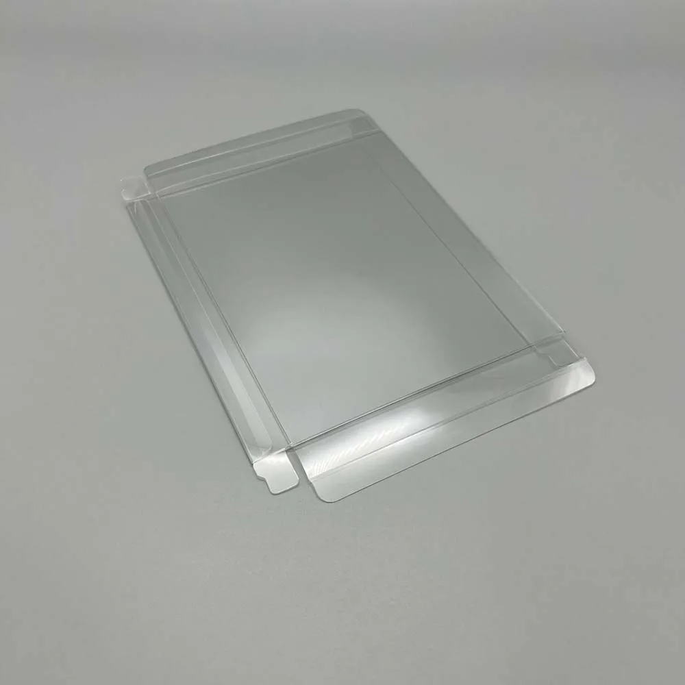 Clear transparent box For PS4 PS5 Blu-ray BD Movie Iron Transparent Display storage PET Box