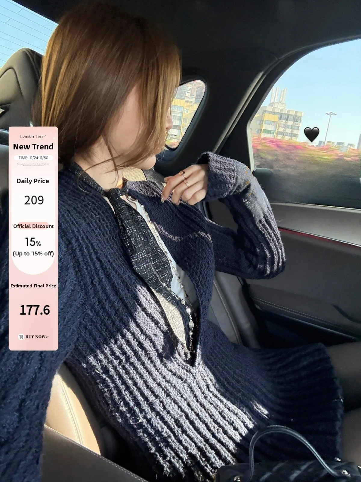 

Синий свитер V-Ne, женский свободный крой премиум-класса, осенне-зимний утягивающий топ, удобный модный длинный свитер для экипажа Ne