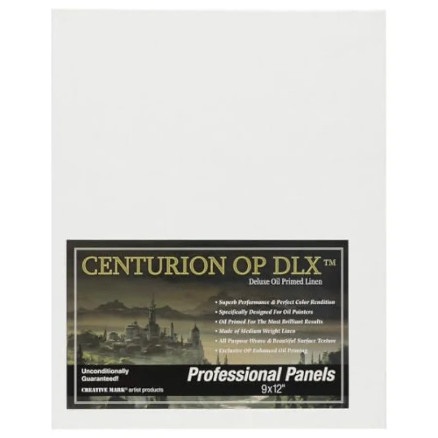 Deluxe Professional Oil Primed Linen Canvas Panels - - Pack of Linen Canvases for Painting Artwork and More