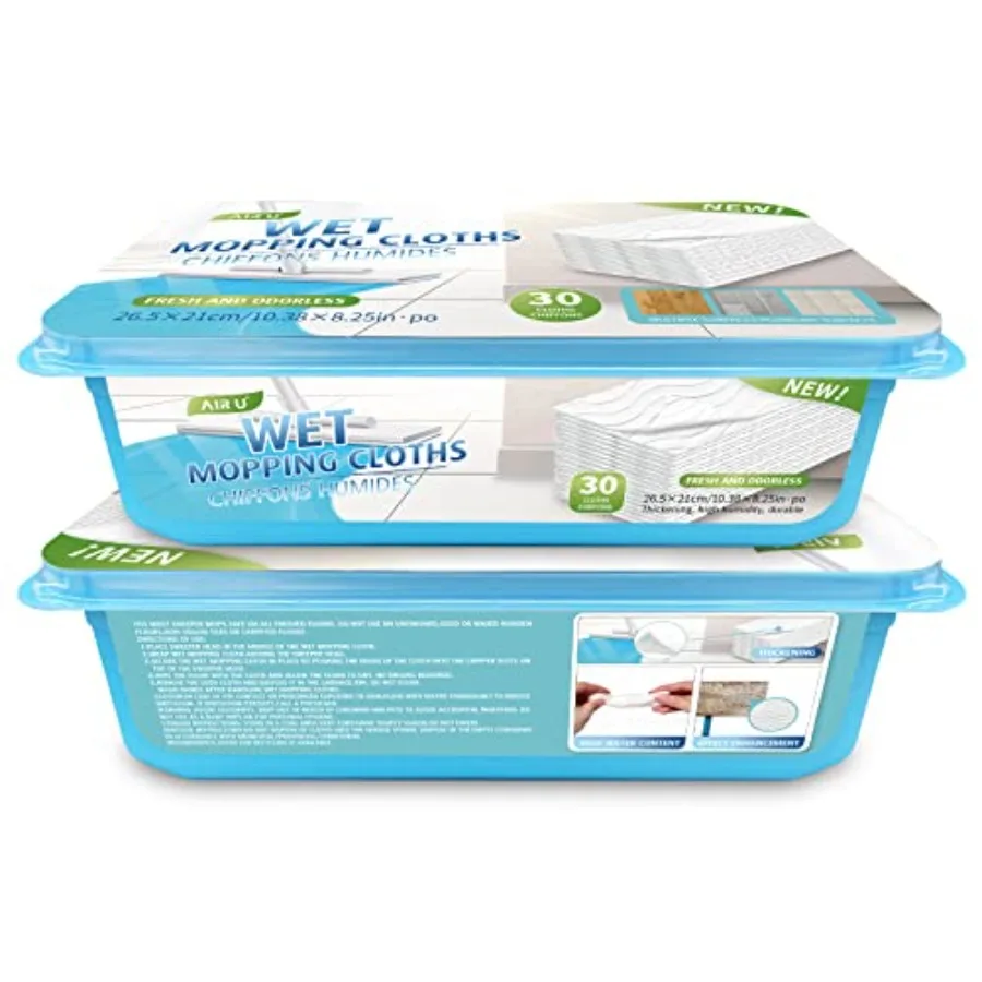 

Upgraded Wet Mop Refills for Swiffer Sweeper Wet Pads