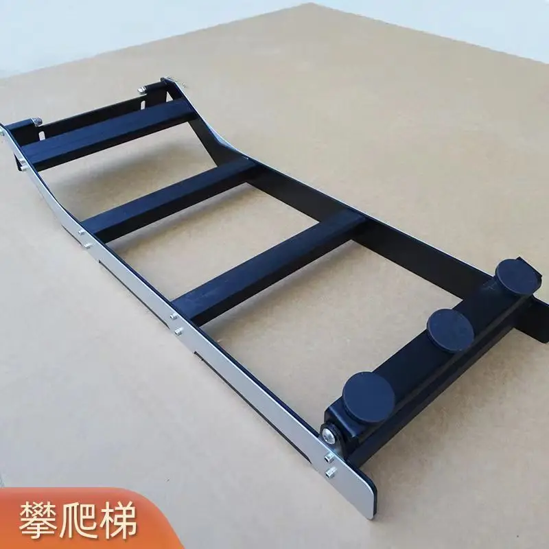 Aluminum alloy roof side ladder, car exterior travel frame