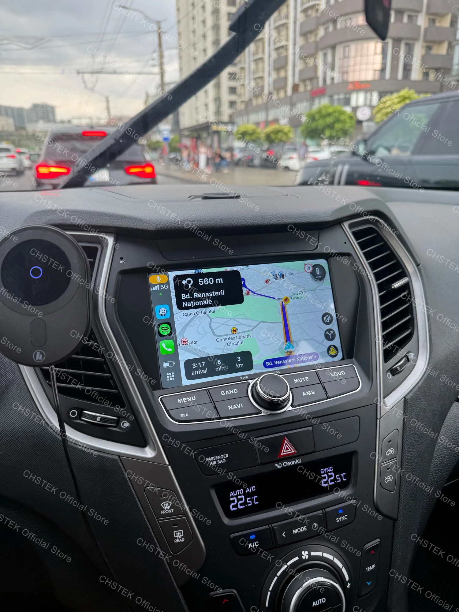 CHSTEK Car Radio Carplay Android Auto For Hyundai Santa Fe IX45 SantaFe 3 2014-2018 Multimedia Stereo Navigation Bluetooth WIFI