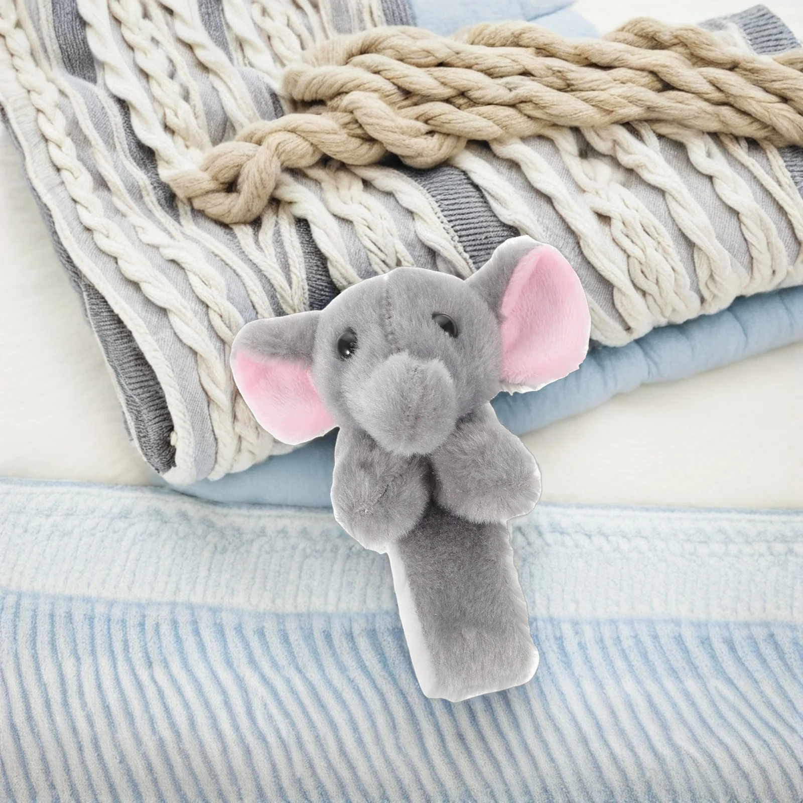 الفيل صفعة سوار حواف ناعمة PP القطن محشوة الحيوان صفعة الفرقة الطفل ودية الاطفال حفلة عيد ميلاد الغابة موضوع الحسنات #6