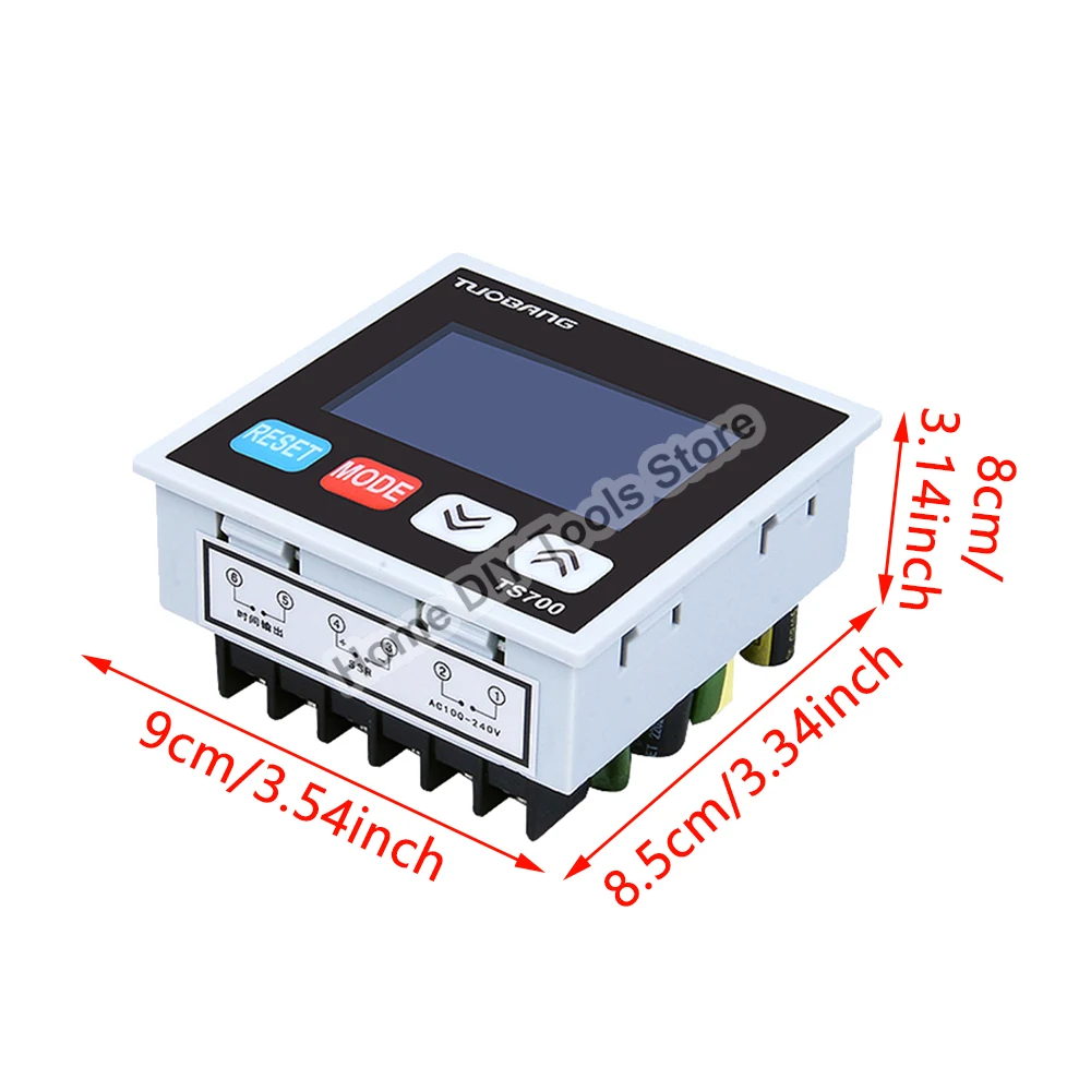 Regolatore di temperatura digitale 3 IN 1 AC100 ~ 240V Timer termometro termometro termostato di riscaldamento/raffreddamento Regolatore di temperatura