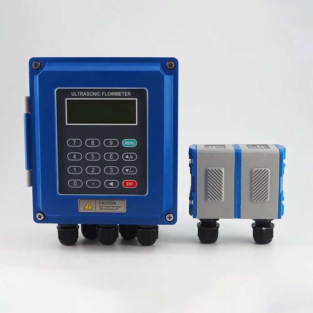 Aice Tech Ultrasonic Clamp-on Flow Meter Water Flowmeter Flow Rate Sensor Cheap Ultrasonic Flow Meter