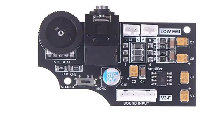 Extended Volume Audio Board for SEGA Game Gear; Enhanced with ELNA Audio Capacitors for Quality Sound