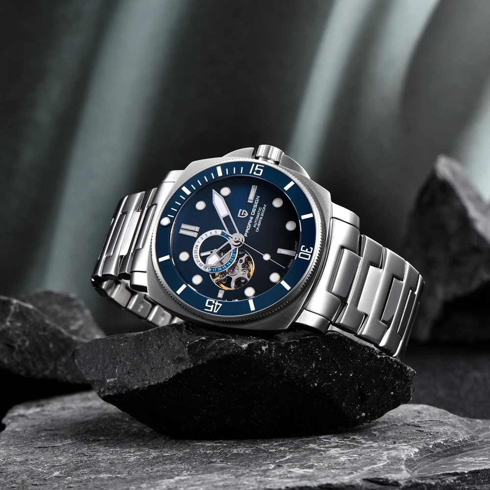 

PAGANI DESIGN2025 New Luxury Mechanical Men's Watch Tourbillon Skeleton Automatic Watch For Men Stainless Steel Waterproof Clock