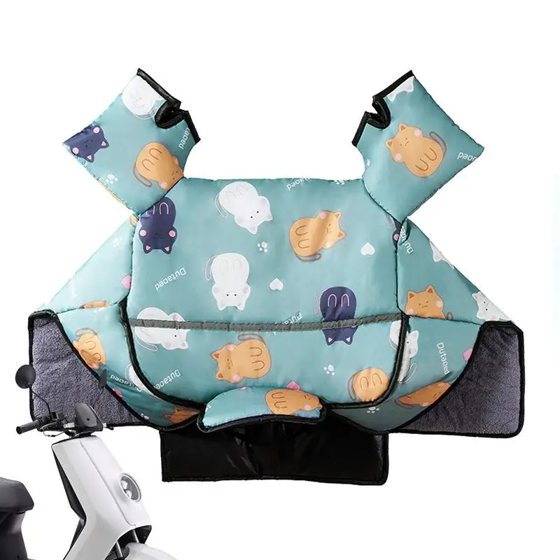 winter Motorcycle Scooter Windshield Quilt Motorcycle Waterproof Warm Cover Motorcycle Windshield Quilt and Side Protection