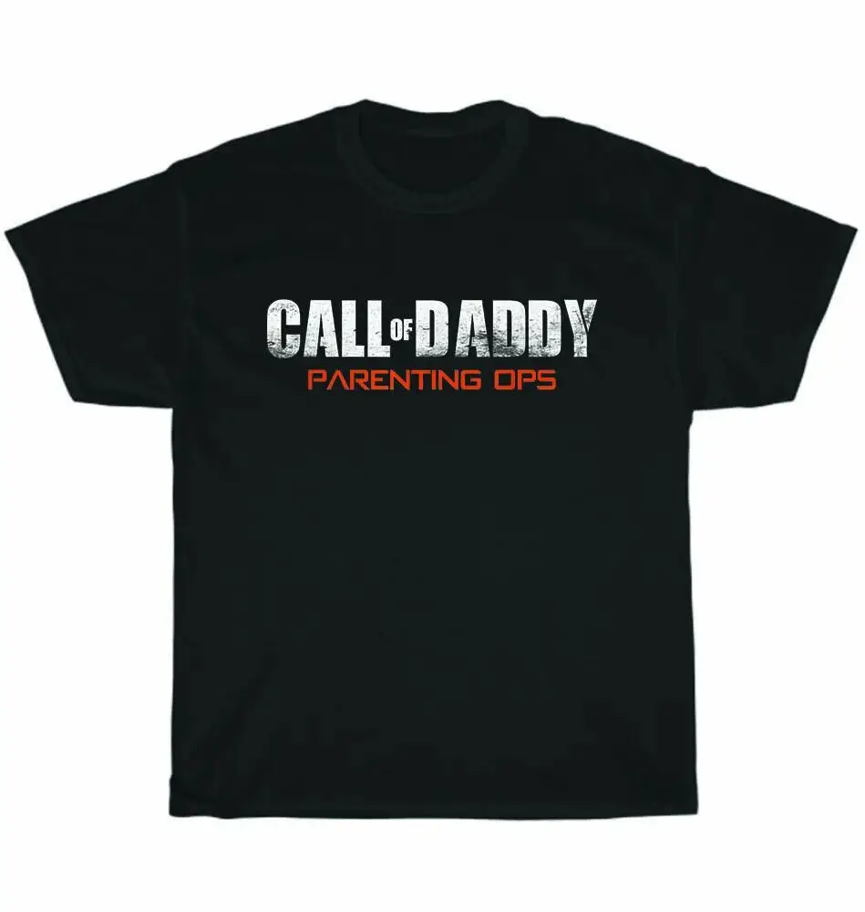 

Gamer Dad Call of Daddy Parenting Ops Funny Father's Day T-Shirt Mens Tee Gift