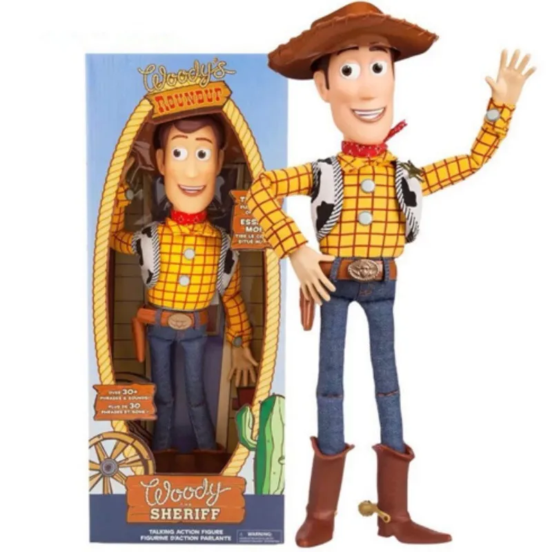 Disney Toy Story 4 Talking Woody Buzz Jessie Rex Action Figures Anime Decoration Collection Figurine for children gift toy model