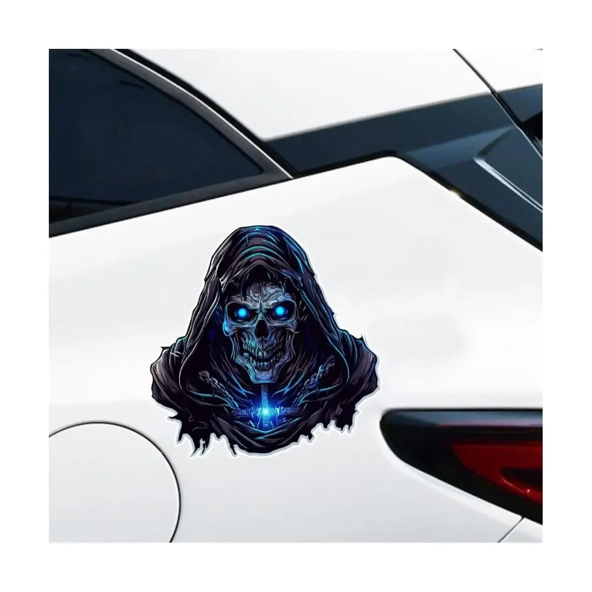 

1 шт. автомобильная наклейка Grim Reaper, привлекательный готический дизайн, модные аксессуары для автодекора