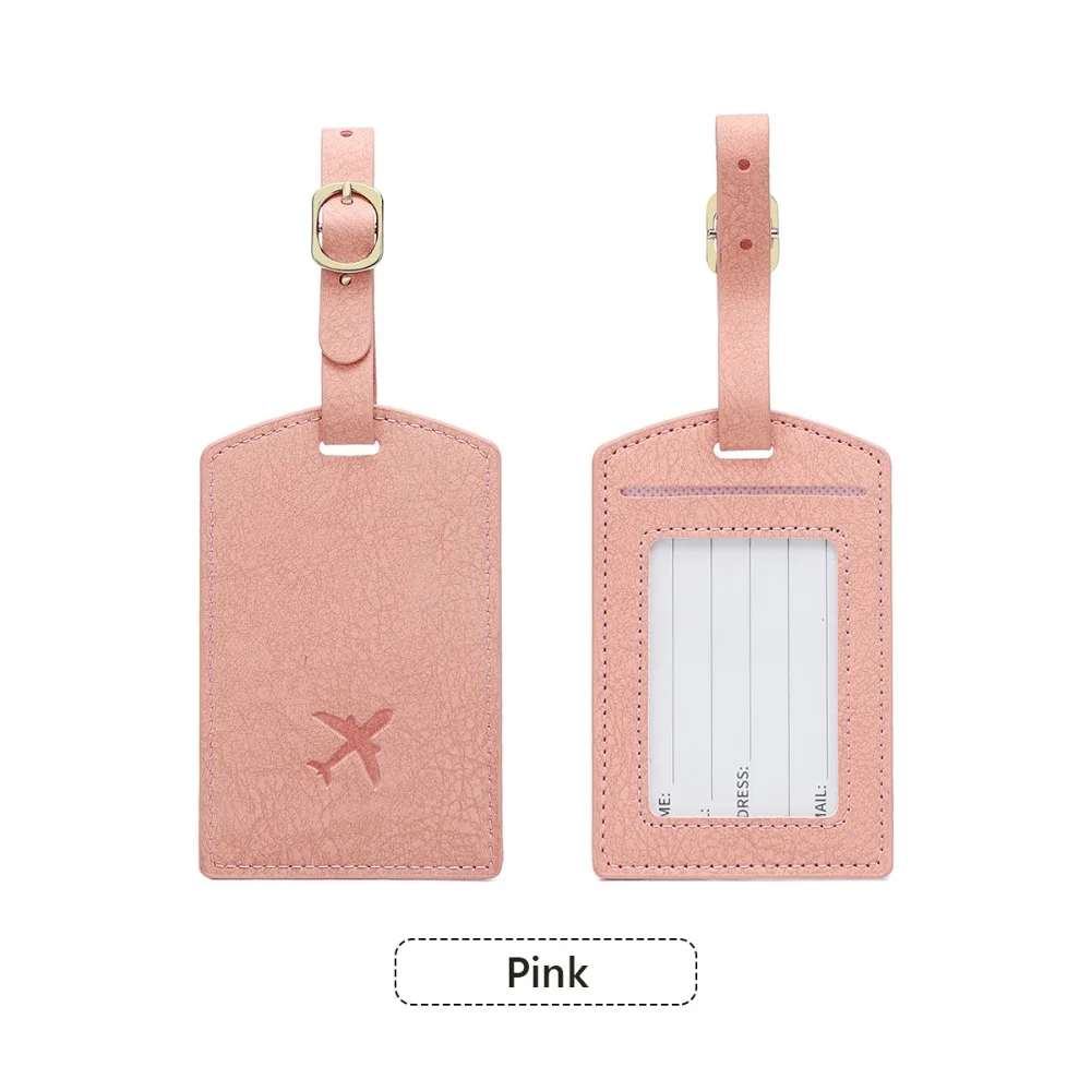 Name Luggage Tags Pu Luggage Tag Address Label Baggage Name Tags Airplane Suitcase Tag Boarding Pass
