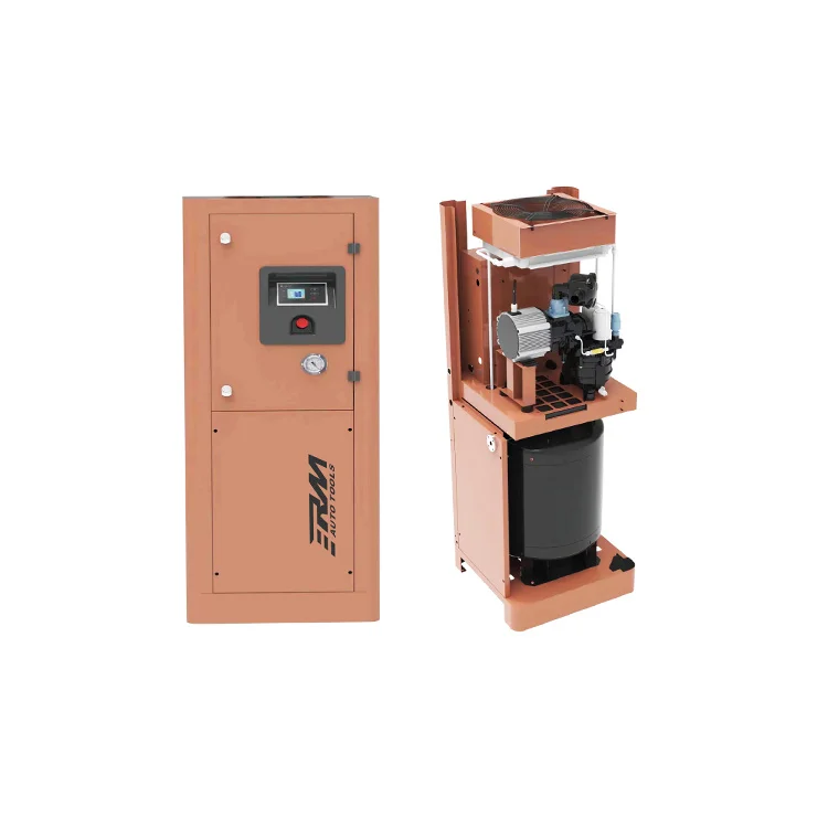RM RC7550 5.5KW 7HP 220/380V Permanent Magnet Variable Frequency Screw Air Compressor with 150L Storage Tank