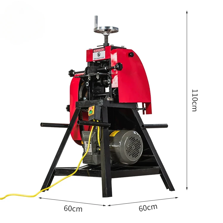 Full Automatic Professional Wire Stripping Machine Waste Wire Stripper Electrical Scrap Copper Cable Stripping Machine