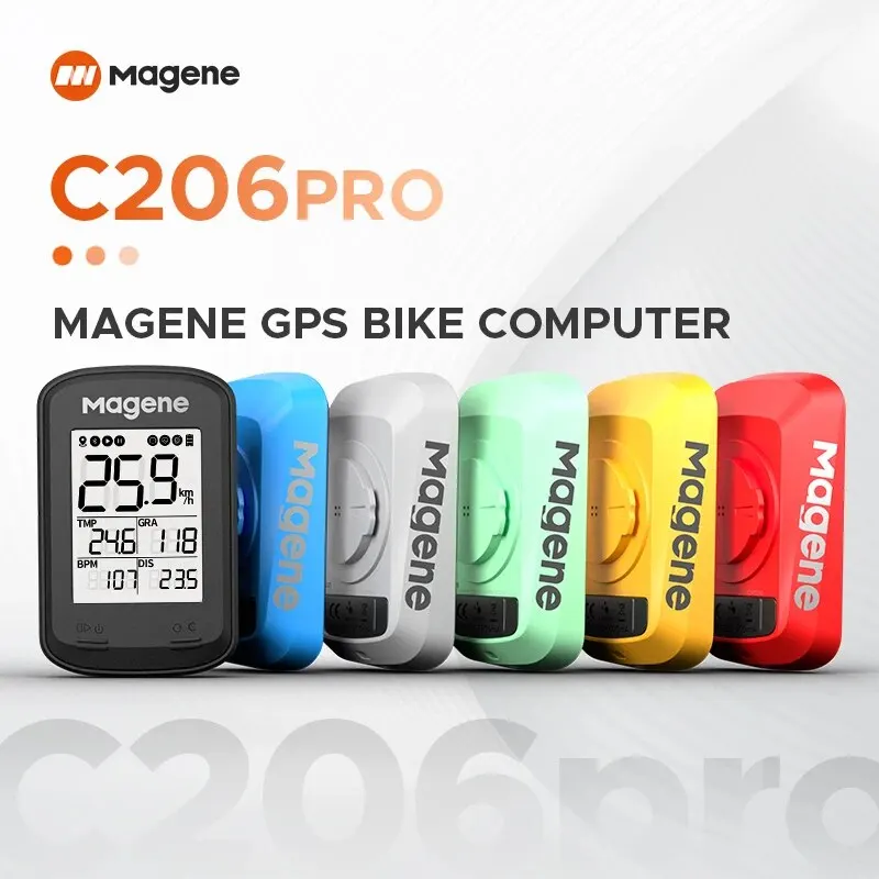 Magene C206Pro GPS Road MT Bike Computer ANT Bluetooth Wireless Odometer Speedometer for Cycling Waterproof Auto Backlight TP St