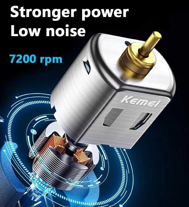 المهنية مقص الشعر الرجال قابل للتعديل اللاسلكي الشعر المتقلب قابلة للشحن آلة قطع الشعر الليثيوم سبليت نهاية المتقلب T