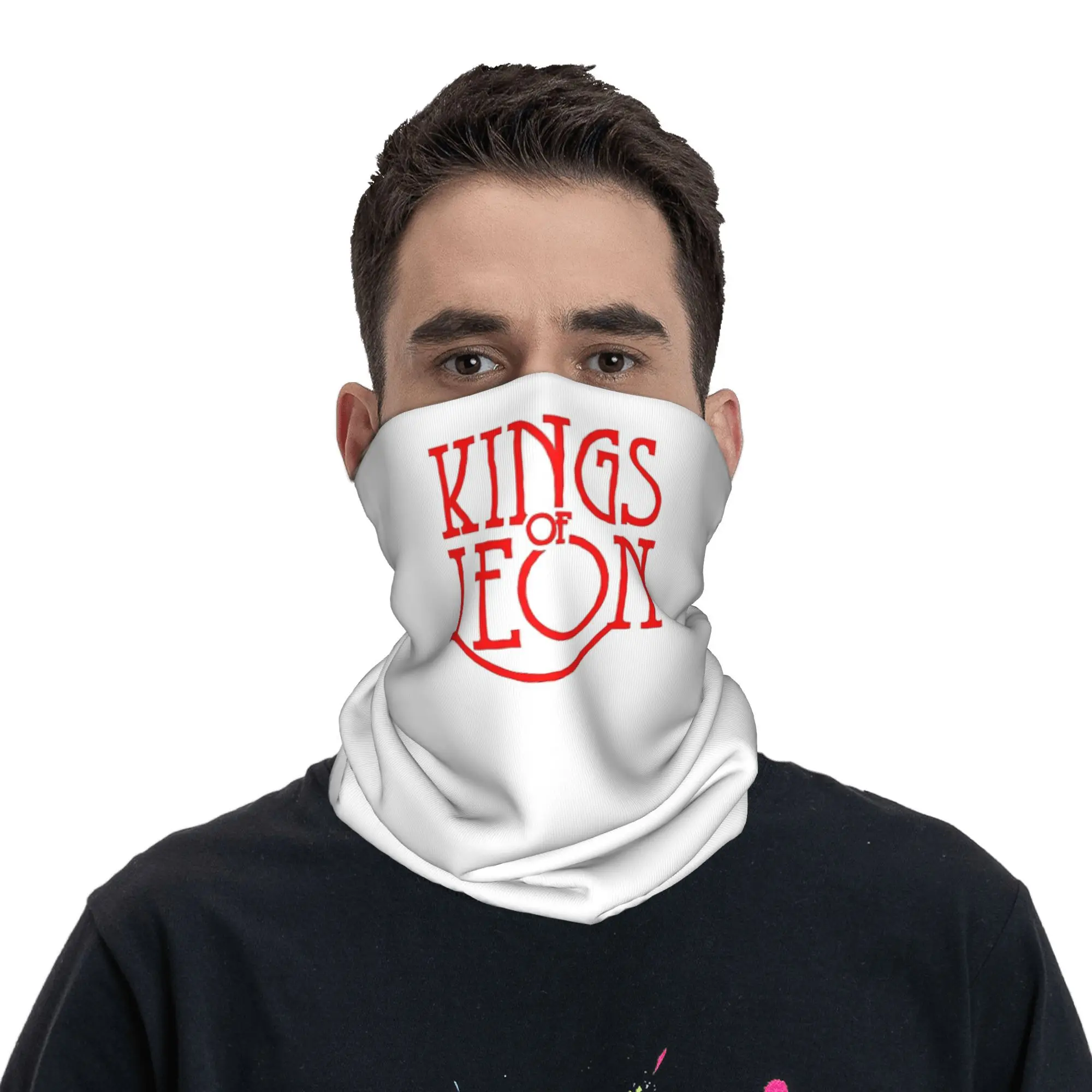 

Лучший логотип Kings of Leon Bandana Neck Cover Маска Шарф Теплая Балаклава Спорт на открытом воздухе Для мужчин Женщин Взрослых Зима