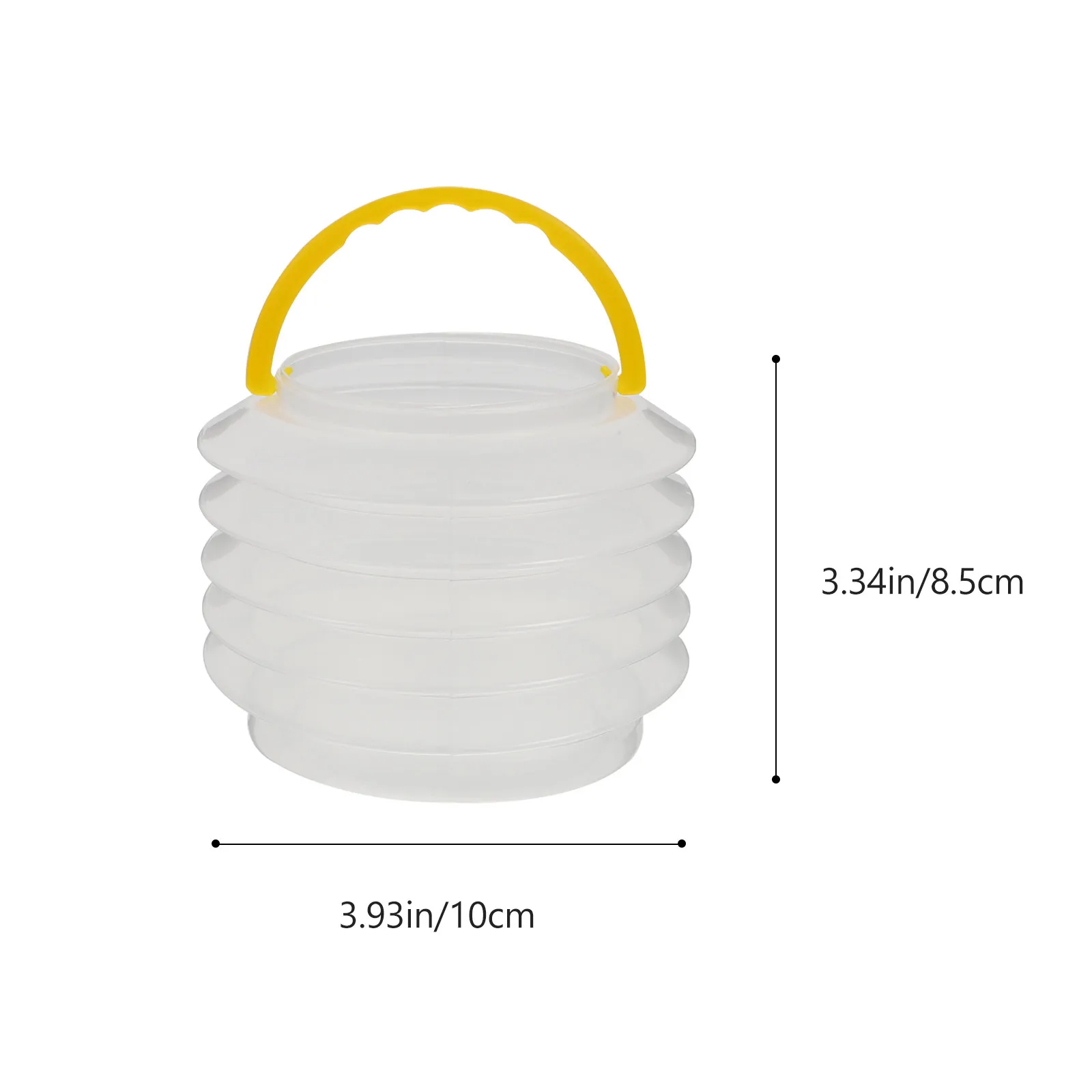 2Pcs Multifunctional Folding Brush Washing Bucket Portable Collapsible Painting Pen Cleaner Tool for Artists Outdoor Use