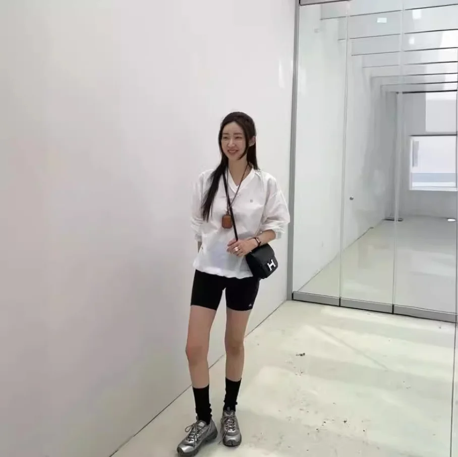 

Spring Summer Loose Fit Casual V-Ne Thin Long Sve Sweatirt Top Classic Low-Class Sle Comfortable Breathable Women's ...