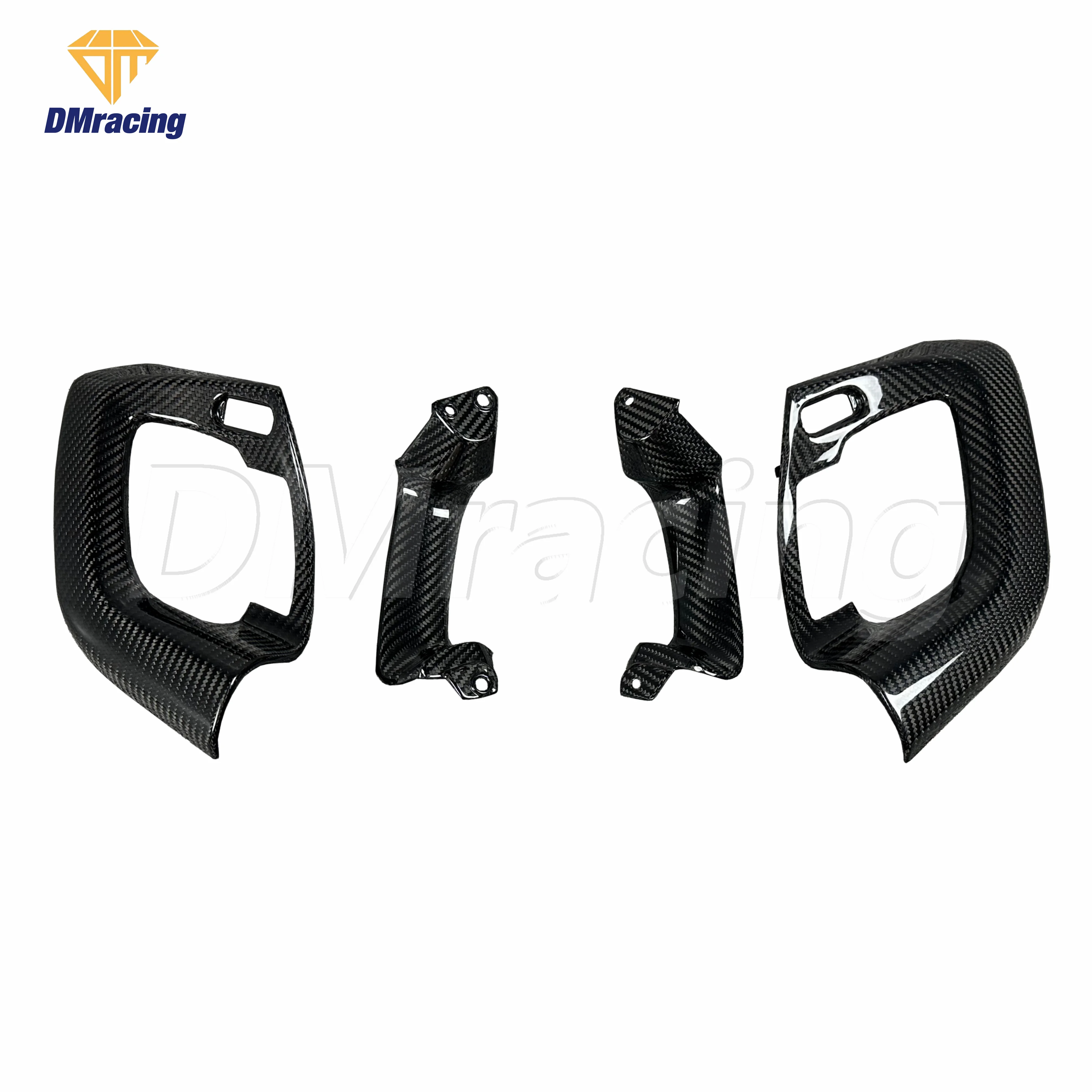 Dry Carbon Fiber Interior Door Handle 4Pcs for Lamborghini Gallardo Lp550 Lp560 Lp570 2008-2014