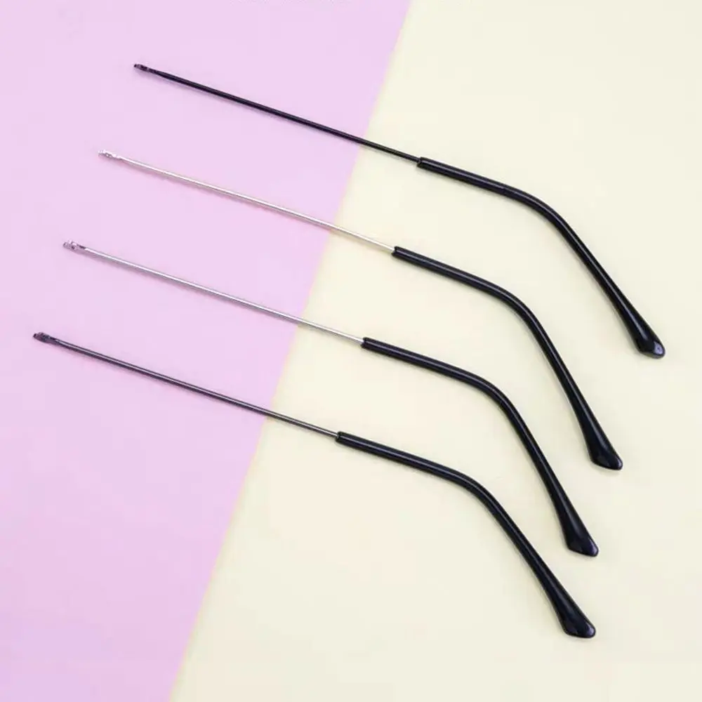 1 زوج نظارات معدنية استبدال الساق معبد الذراع النظارات الإطار المضادة للانزلاق إطار نظارات إصلاح النظارات الملحقات العالمية