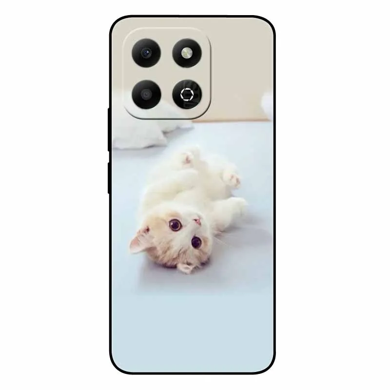 For Honor X6B Case Soft Silicone Lion Cat Fashion Back Cover for Huawei Honor X6B Cases Protector JDY-LX1 JDY-LX2 HonorX6B TPU