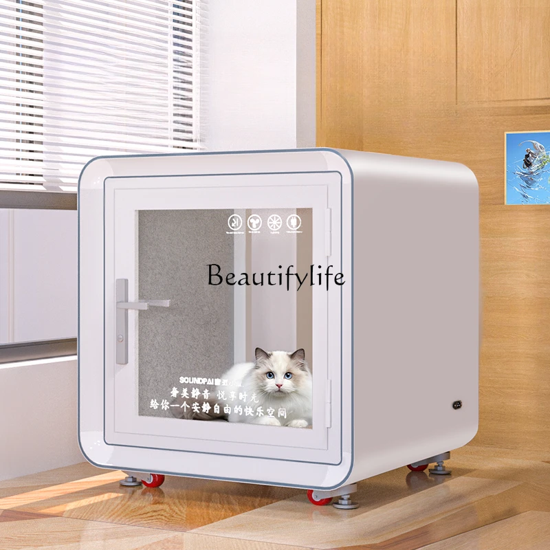 

Pet Soundproof Room Household Movable Mute Warehouse Cat Dog House