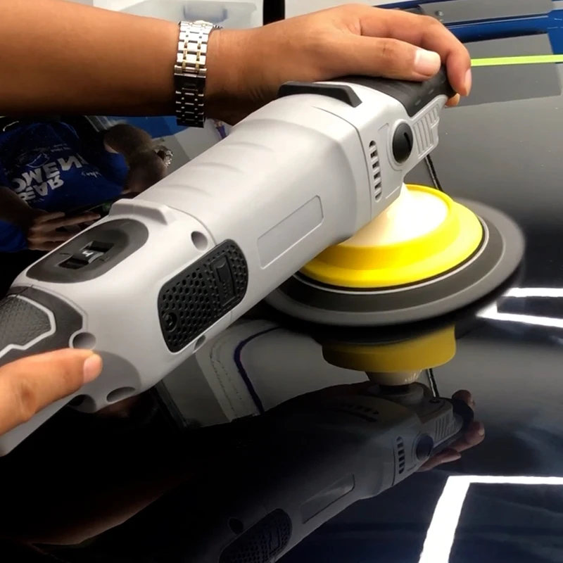 

DETAILING 900W Dual Action Polisher 15mm/21mm Orbit Auto Polisher DA Car Polisher with Foam Polishing Pads Set