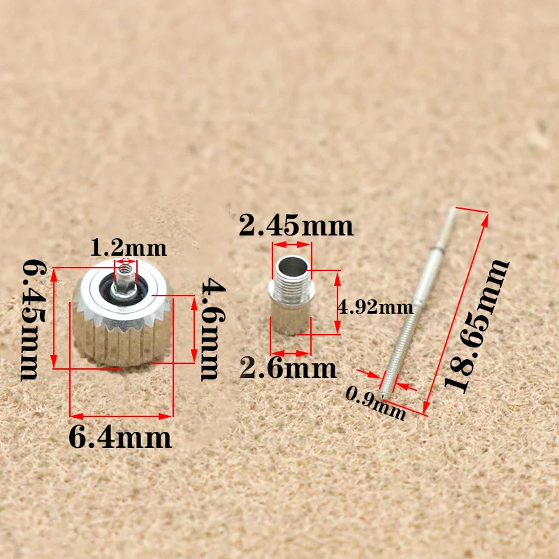 Watch Head Crown With Rod Fittings For Omega SEAMASTER 2208.50