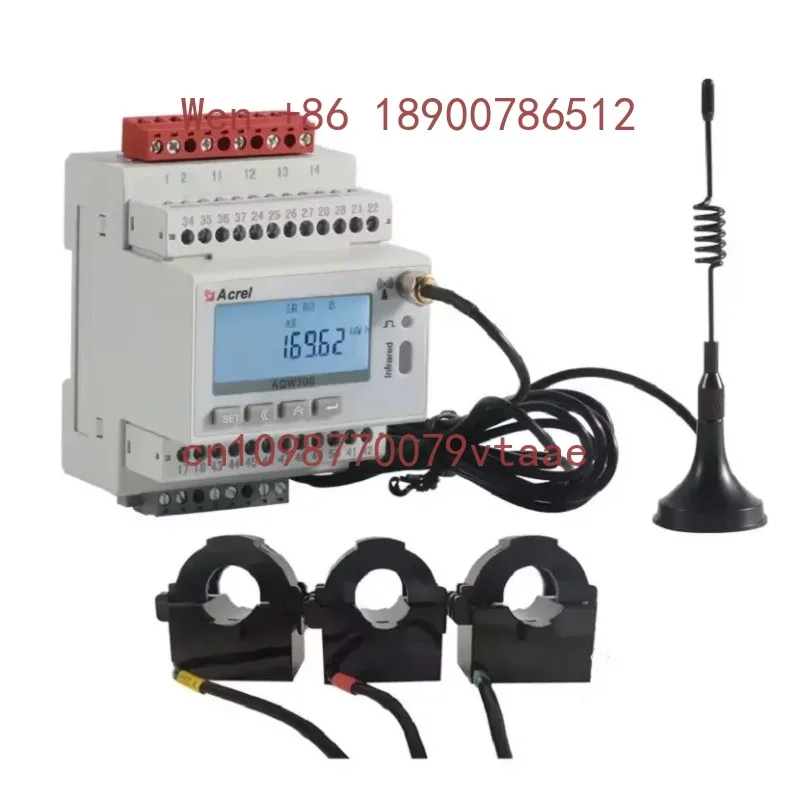 ADW300-4G Three Phase Wireless Energy Meter 3*220/380V  Included Bidirection Power Monitoring 4G Power Meter