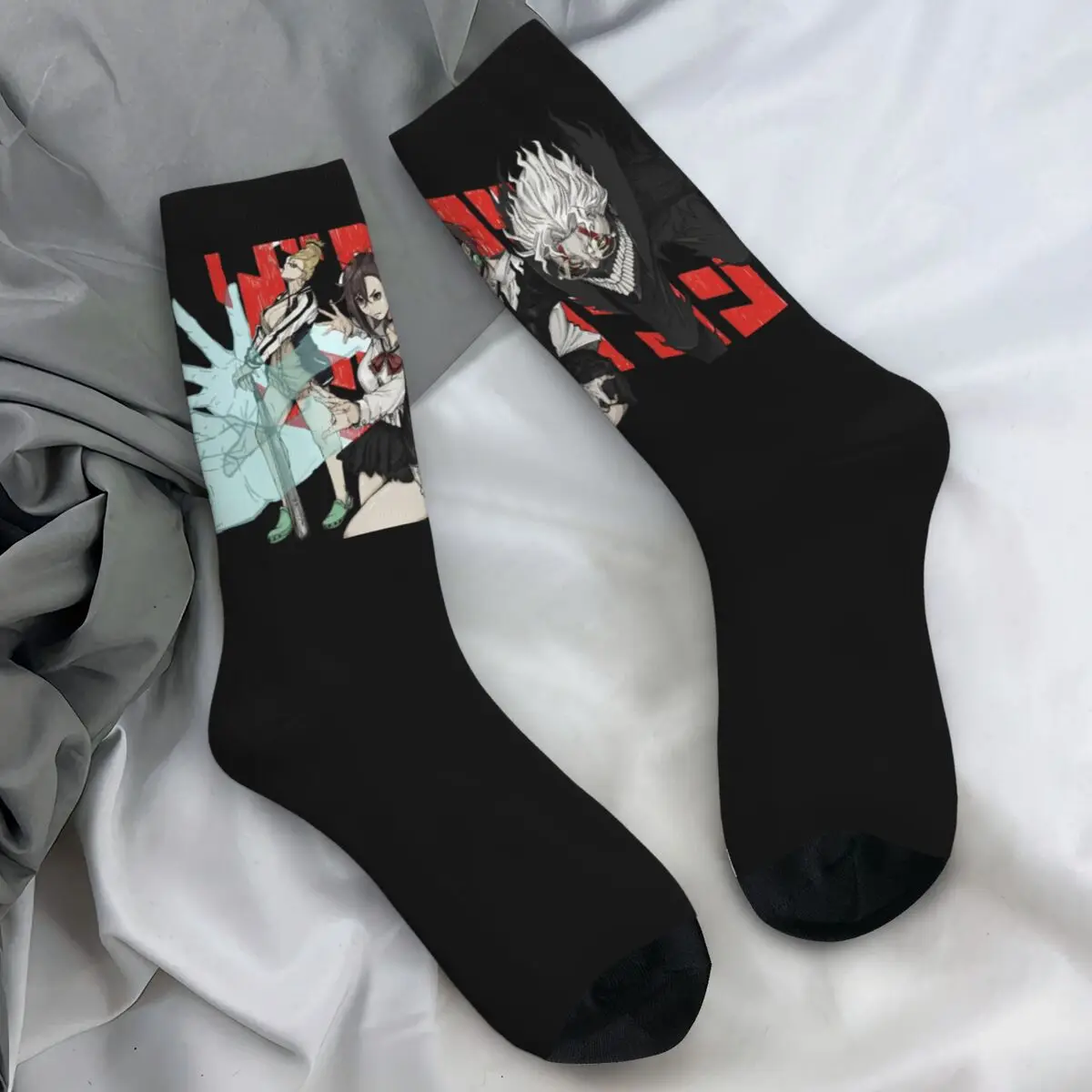 Dandadan Socks Leisure Stockings Winter Anti Skid Men Socks Medium Soft Custom Running Sports Socks