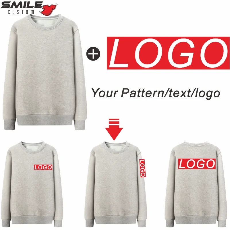 Homens e mulheres com logotipo bordado personalizado algodão Hoodie, Moletons casuais, Equipe Pullovers, Hoodie de qualidade, Impressão, Design da