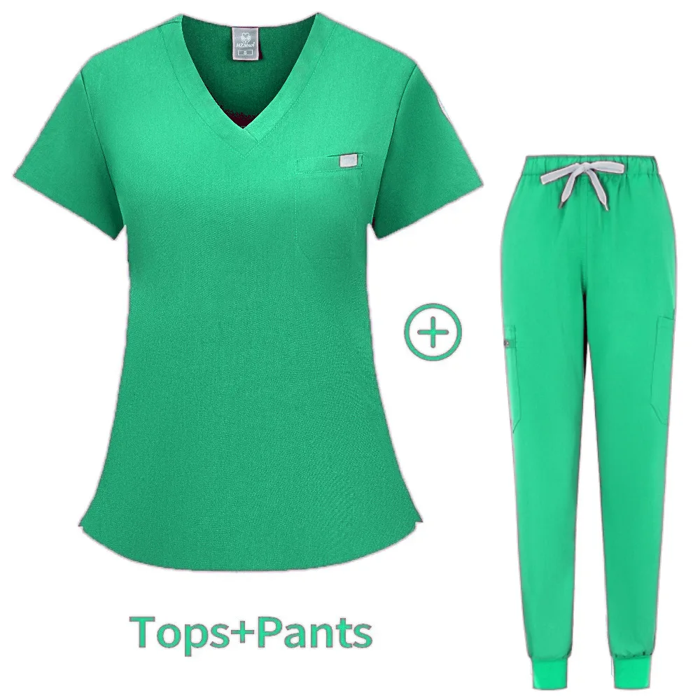 Wholesale Operating Room Uniform Hospital Working Scrubs Set Medical Supplies Nurse Dental Surgery Suit Workwear