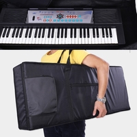 Electronic Organ Piano Cover Padded Case Keyboard Bag Instrument Protective Portable Shockproof Waterproof 61 Keys