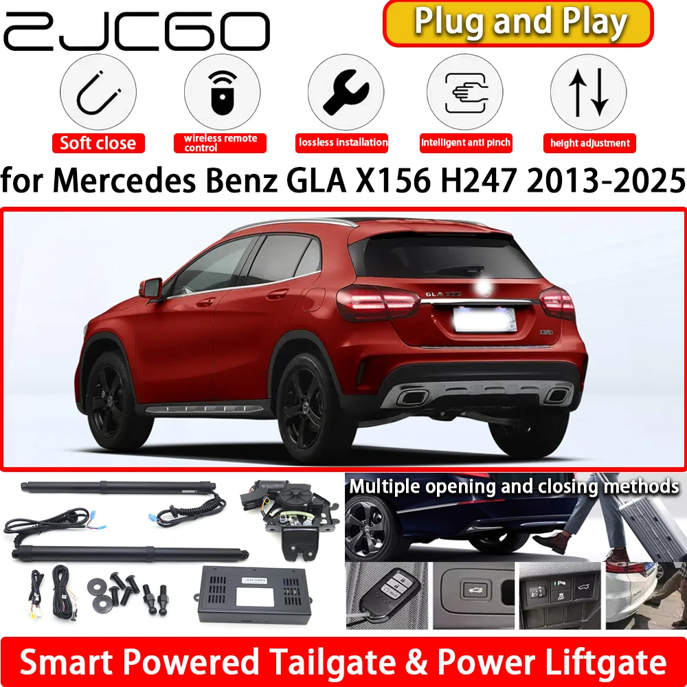 

ZJCGO for Mercedes Benz GLA X156 H247 2013-2025 OEM Automatic Electric Powered Tailgate Power Liftgate Tail Gate Lift Kit System