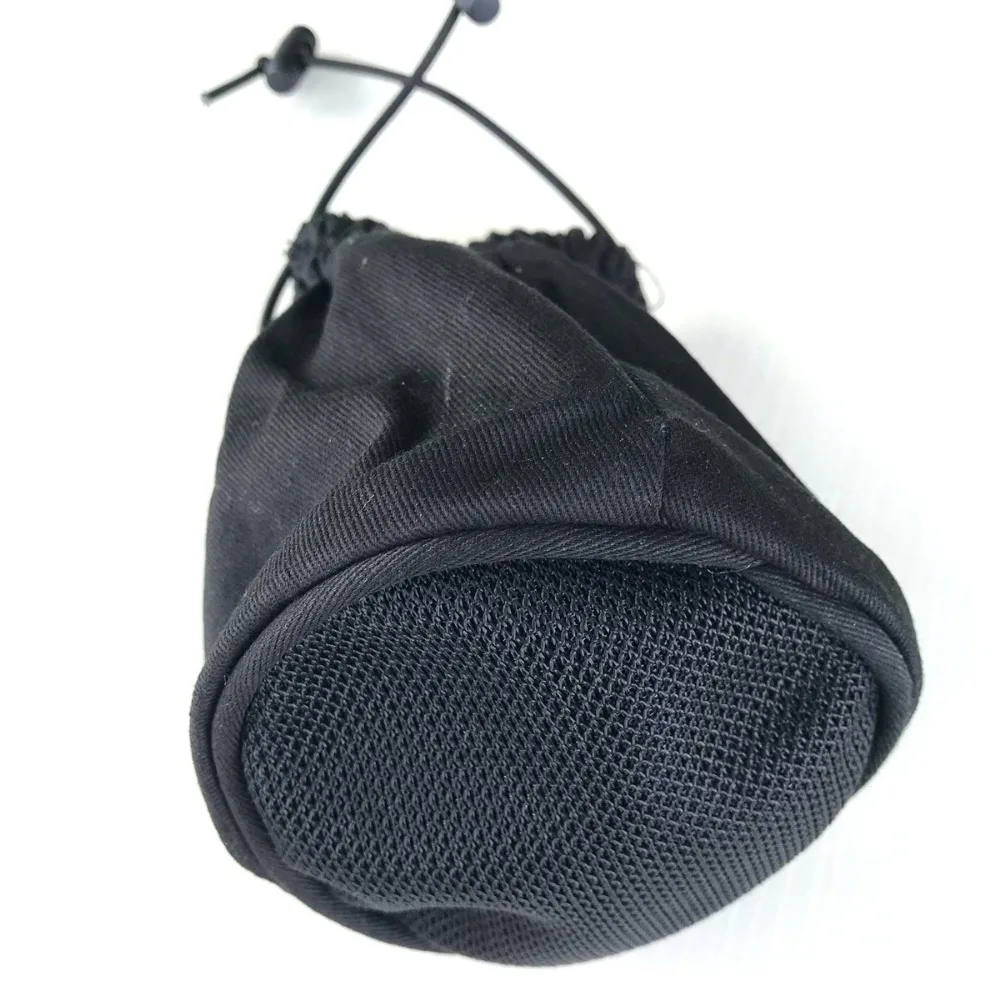 Soft Hair Dryer Diffuser Cover Universal Cloth Hair Dryer Diffuser Storage Bag with Elastic Band Foldable Diffuser Sleeve