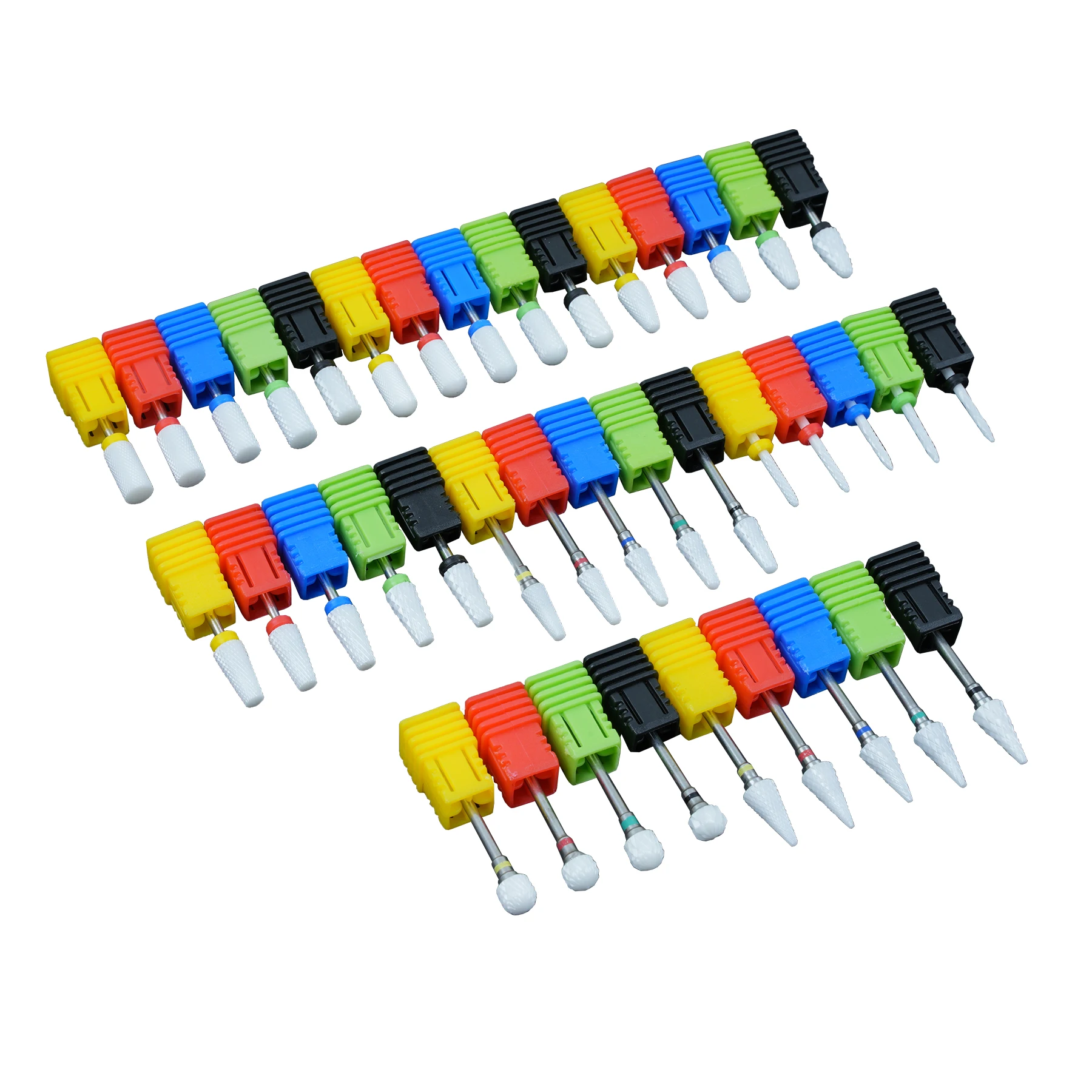 1pcs Ceramic Nail Drill Bit Rotary Cuticle Burr For Nail Polishing Machine  Polish Cuticle Clean Nail Nail Art Tools ﻿