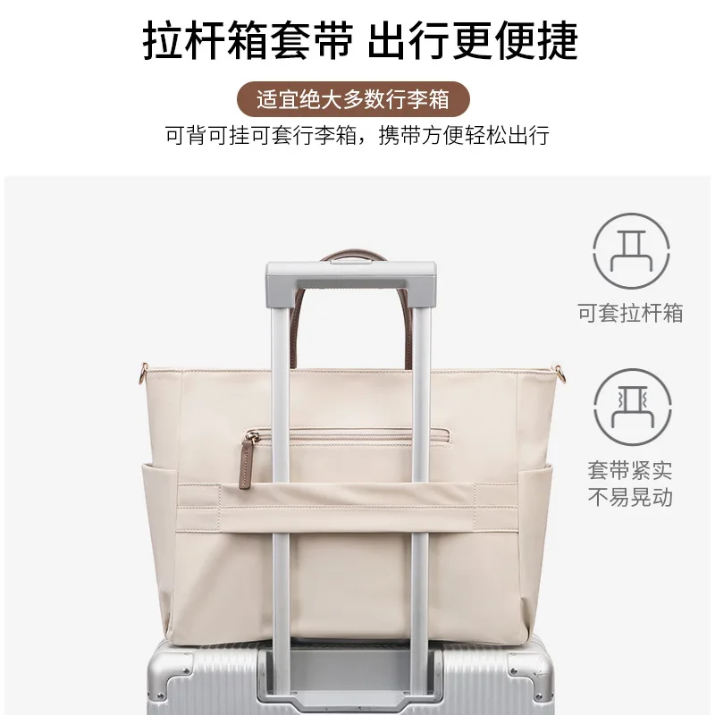 15.6inch Large Capacity Computer Bag Ladies 2024 New Handbag One-shoulder Crossbody Business Briefcase for Macbook Lenovo Laptop