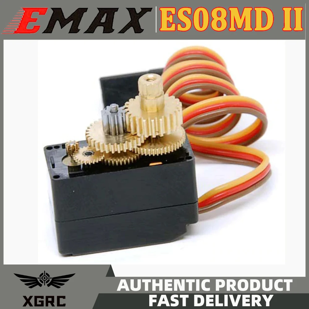 

EMAX ES08MDII ES08MD II Digital Mini Metal Servo 12g/ 2.4kg/ High-Speed Mini Metal Gear For RC Model