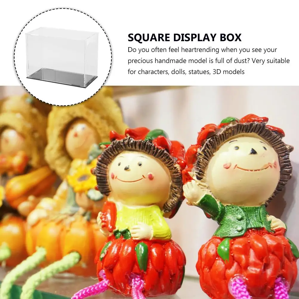Подарочная коробка для демонстрации фигурок, детский шкаф, контейнер для хранения рукоделия, акриловые кубики, прозрачный чехол