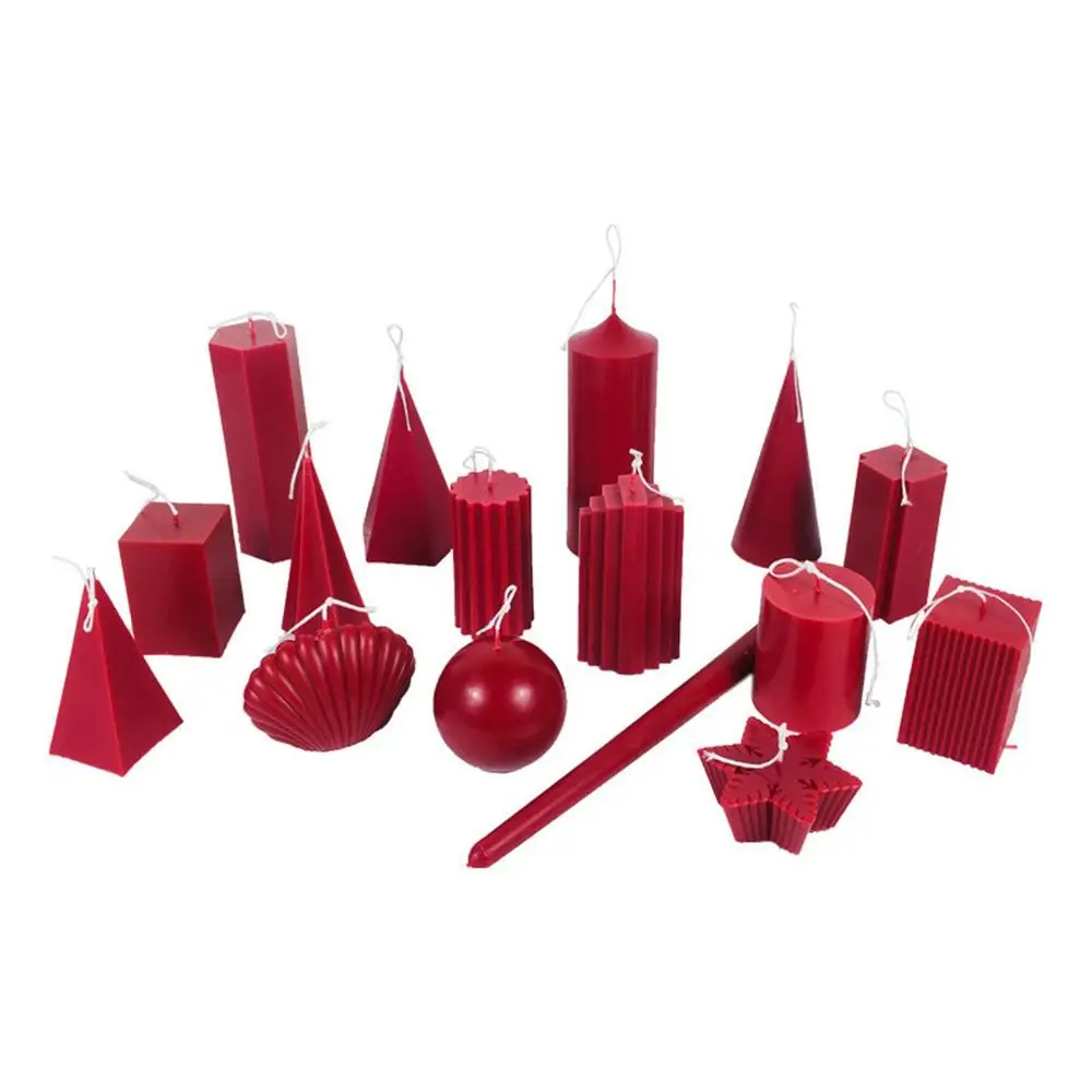 DIY Acrylic Ornaments Candle Making Molds Soy Columnar Candle Mold Aromatherapy Home Deor Wax Model