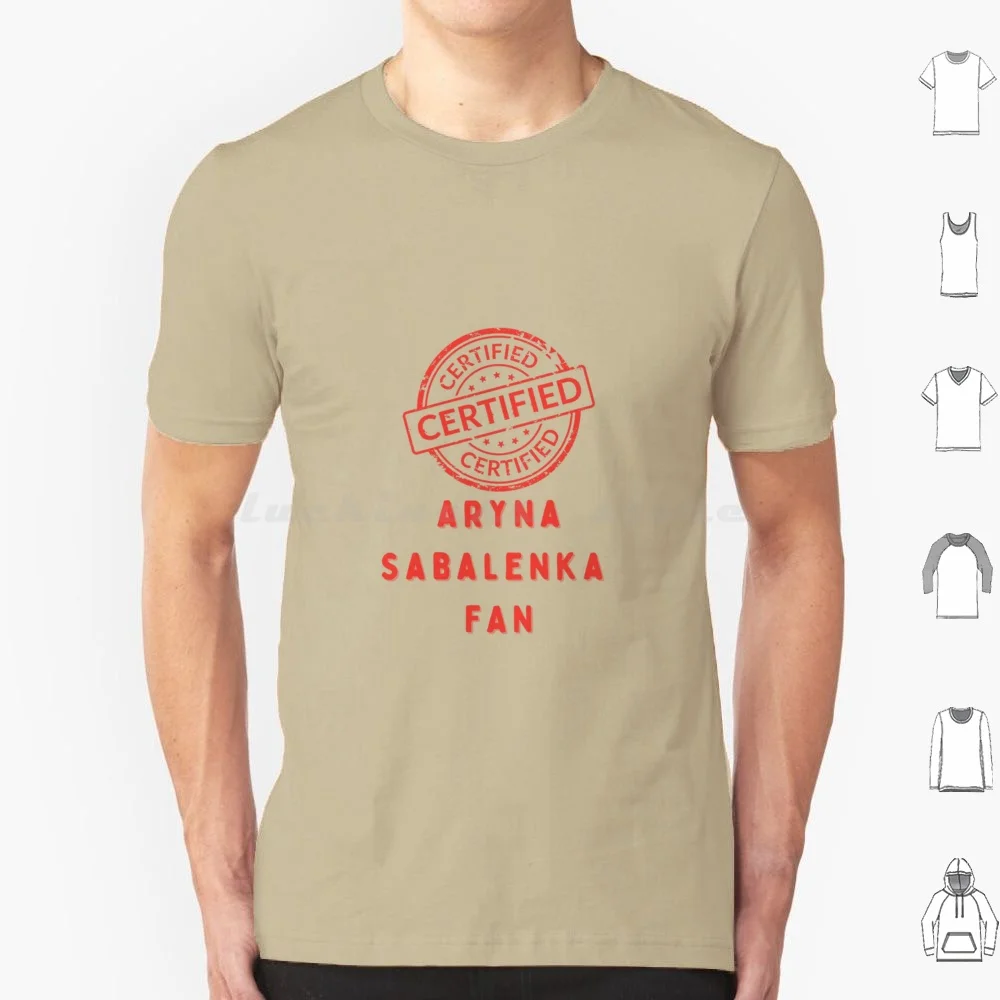 Certified Aryna Sabalenka Fan T Shirt Cotton Men Women DIY Print Elena Rybakina…