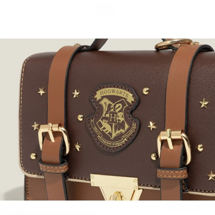 Anime Style Mailman Bag Cosplay Hogwarts Commuter Uniform Style Crossbody Bag PU Leather Women Shoulder Bag - view 4