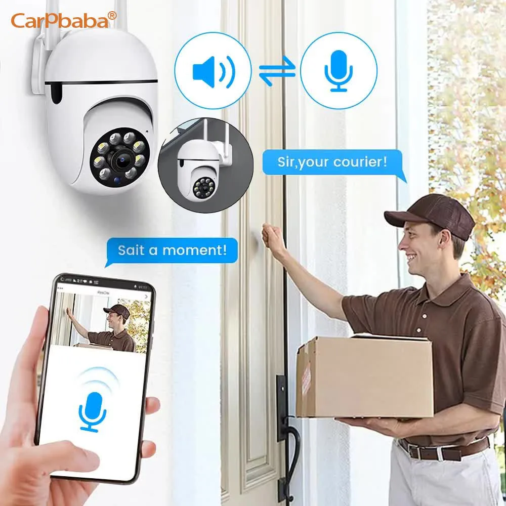 ICam365 2MP IP Camera Smart Outdoor Home Security WIFI CCTV Surveillance with Color Night Vision Wireless HD 2-Way Audio 1080P