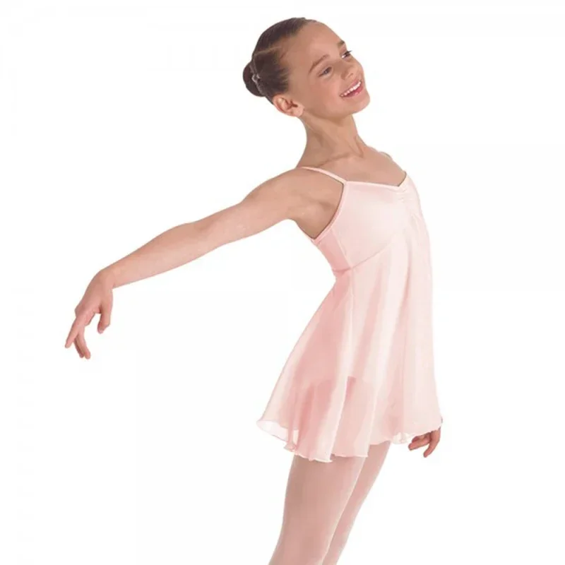 Vestido de ballet para meninas, vestido extravagante para meninas, saia chiffon dance, bailarina de salão, dancewear infantil, camisola