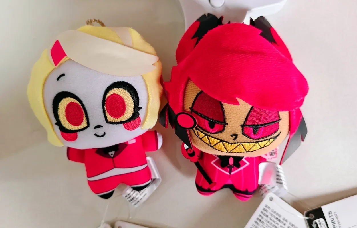 11 cm Hazbin Hotel Alastor Vaggie Charlie Morningstar Anime Peripheriegeräte Weiche Plüsch Puppe Ornament Kissen Kind Spielzeug Geschenke